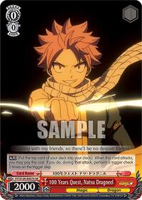 Natsu Dragneel (SR) SR waifu card — Weiss Schwarz