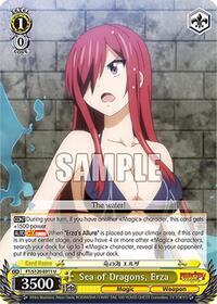 Erza U waifu card — Weiss Schwarz