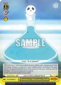 Ermina's Welcome Drink U waifu card — Weiss Schwarz