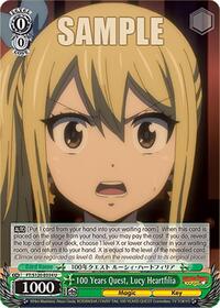 Lucy Heartfilia U waifu card — Weiss Schwarz