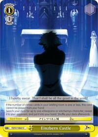Einzbern Castle C waifu card — Weiss Schwarz