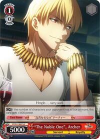 Archer C waifu card — Weiss Schwarz