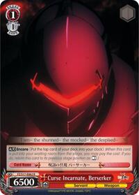 Berserker R waifu card — Weiss Schwarz