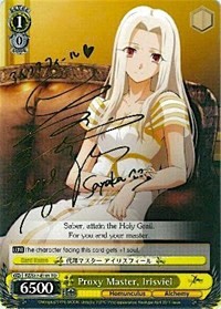 Irisviel SR waifu card — Weiss Schwarz