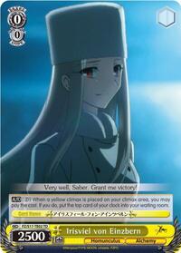 Irisviel Von Einzbern (TD) TrialDeck waifu card — Weiss Schwarz