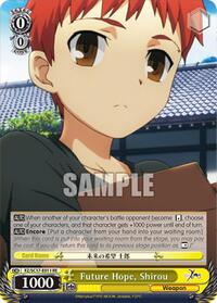 Shiro Reprint waifu card — Weiss Schwarz