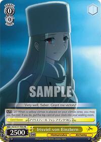 Irisviel Von Einzbern (TD) Reprint waifu card — Weiss Schwarz