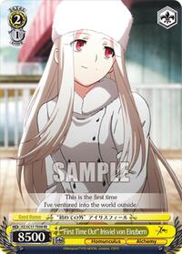 "First Time Out" Irisviel von Einzbern (TD) Reprint waifu card — Weiss Schwarz