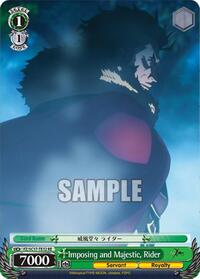 Rider Reprint waifu card — Weiss Schwarz