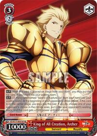 Archer SR waifu card — Weiss Schwarz