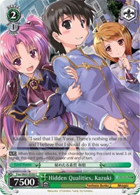 Kazuki C waifu card — Weiss Schwarz