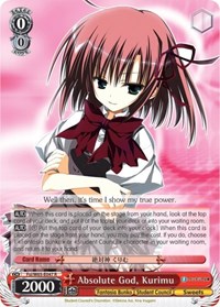 Kurimu R waifu card — Weiss Schwarz