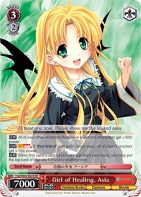 Asia RR waifu card — Weiss Schwarz