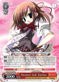 Kurimu (SR) SR waifu card — Weiss Schwarz
