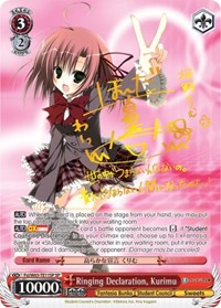 Kurimu (SP) SR waifu card — Weiss Schwarz