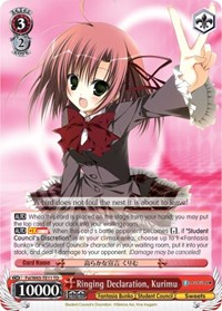 Kurimu TrialDeck waifu card — Weiss Schwarz