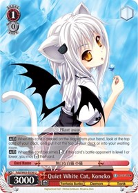 Koneko U waifu card — Weiss Schwarz