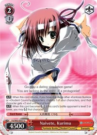 Kurimu U waifu card — Weiss Schwarz
