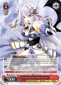 Rossweisse U waifu card — Weiss Schwarz