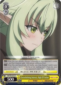 High Elf Archer C waifu card — Weiss Schwarz