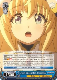 Priestess C waifu card — Weiss Schwarz