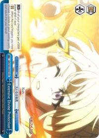 Extensive Divine Protection CR waifu card — Weiss Schwarz