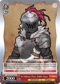 Goblin Slayer Promo waifu card — Weiss Schwarz