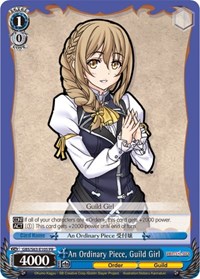 Guild Girl Promo waifu card — Weiss Schwarz
