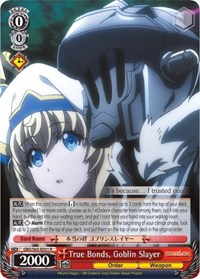 Goblin Slayer R waifu card — Weiss Schwarz