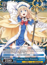 Priestess R waifu card — Weiss Schwarz