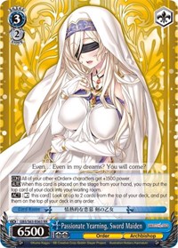Sword Maiden RR waifu card — Weiss Schwarz
