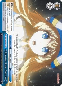 Extensive Divine Protection RRR waifu card — Weiss Schwarz