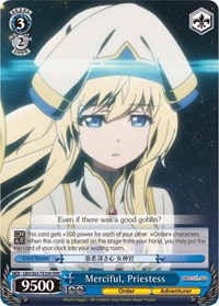 Priestess RRR waifu card — Weiss Schwarz