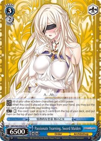 Sword Maiden SR waifu card — Weiss Schwarz