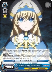 Priestess SR waifu card — Weiss Schwarz