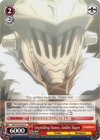Goblin Slayer U waifu card — Weiss Schwarz