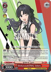 Subaru Normal waifu card — Weiss Schwarz