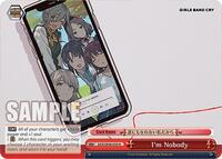 I'm Nobody Normal waifu card — Weiss Schwarz