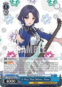 Nana Normal waifu card — Weiss Schwarz