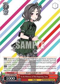 Tomo RRR waifu card — Weiss Schwarz