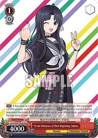 Subaru RRR waifu card — Weiss Schwarz