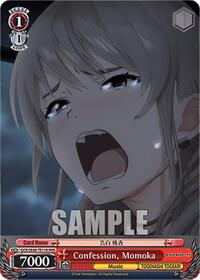 Momoka RRR waifu card — Weiss Schwarz