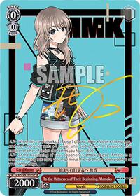 Momoka SR waifu card — Weiss Schwarz