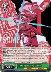 "Third Squad Jam" LLENN RR waifu card — Weiss Schwarz