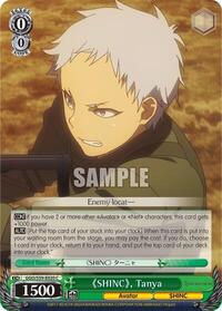 Tanya C waifu card — Weiss Schwarz