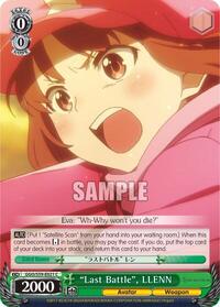 LLENN C waifu card — Weiss Schwarz