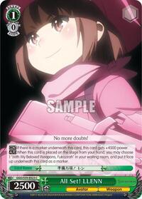 LLENN C waifu card — Weiss Schwarz