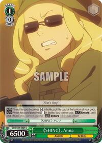 Anna C waifu card — Weiss Schwarz