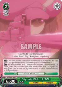 LLENN C waifu card — Weiss Schwarz