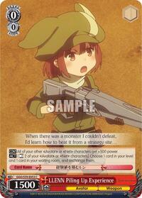 LLENN Piling Up Experience C waifu card — Weiss Schwarz